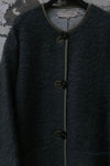 MUTEDANCE long wool jacket MD23FW02 blue gray PM96